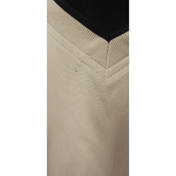 PGA Tour Men's XL Beige Golf Pullover Long Sleeve V Neck Windbreaker Jacket - Picture 5 of 12